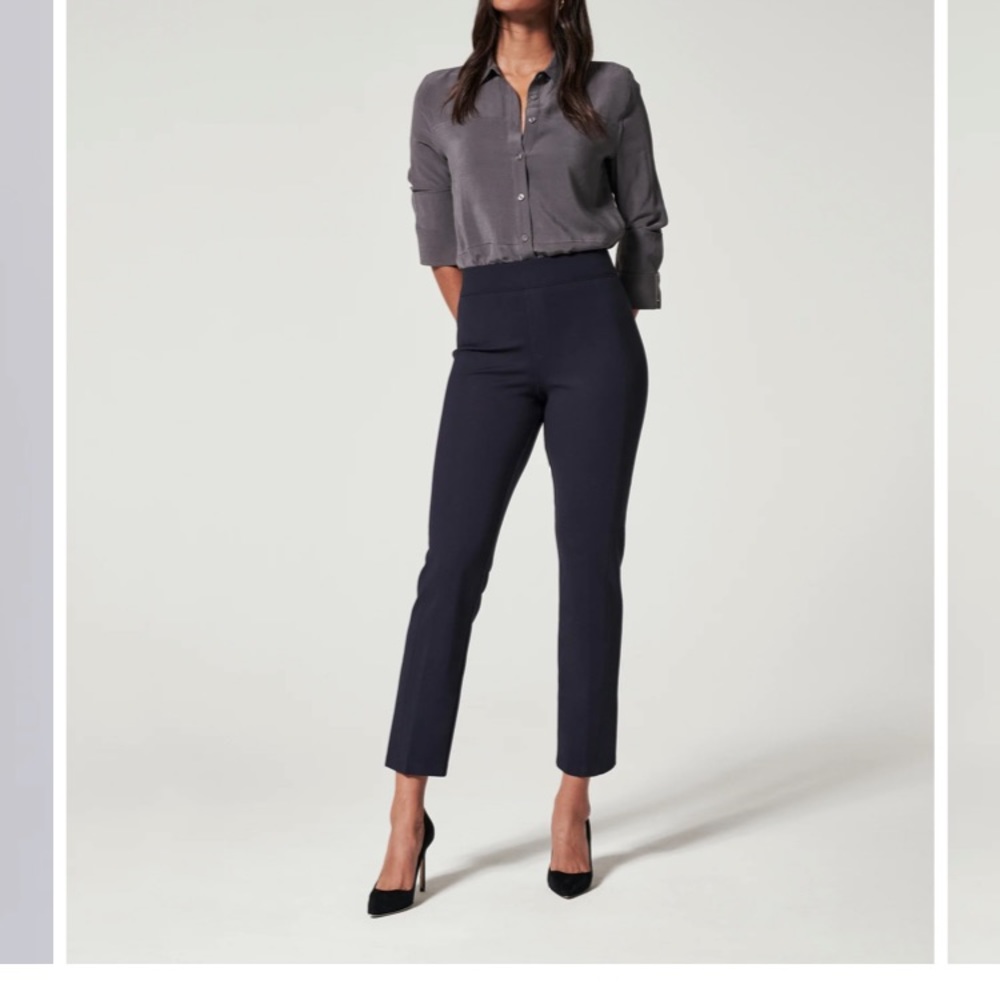 New with tags Spanx Navy ponte pants!
